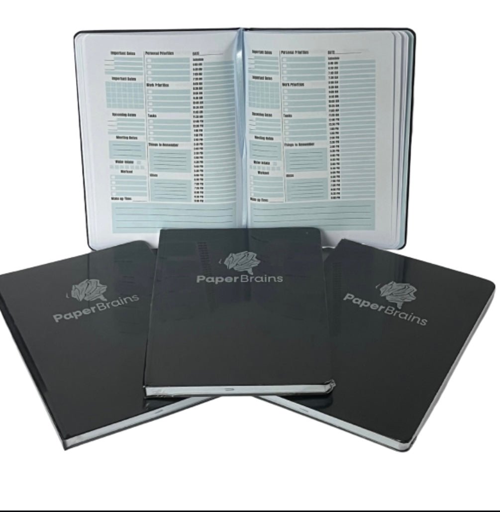 Quarterly planners vs yearly planners: - Paper Brains