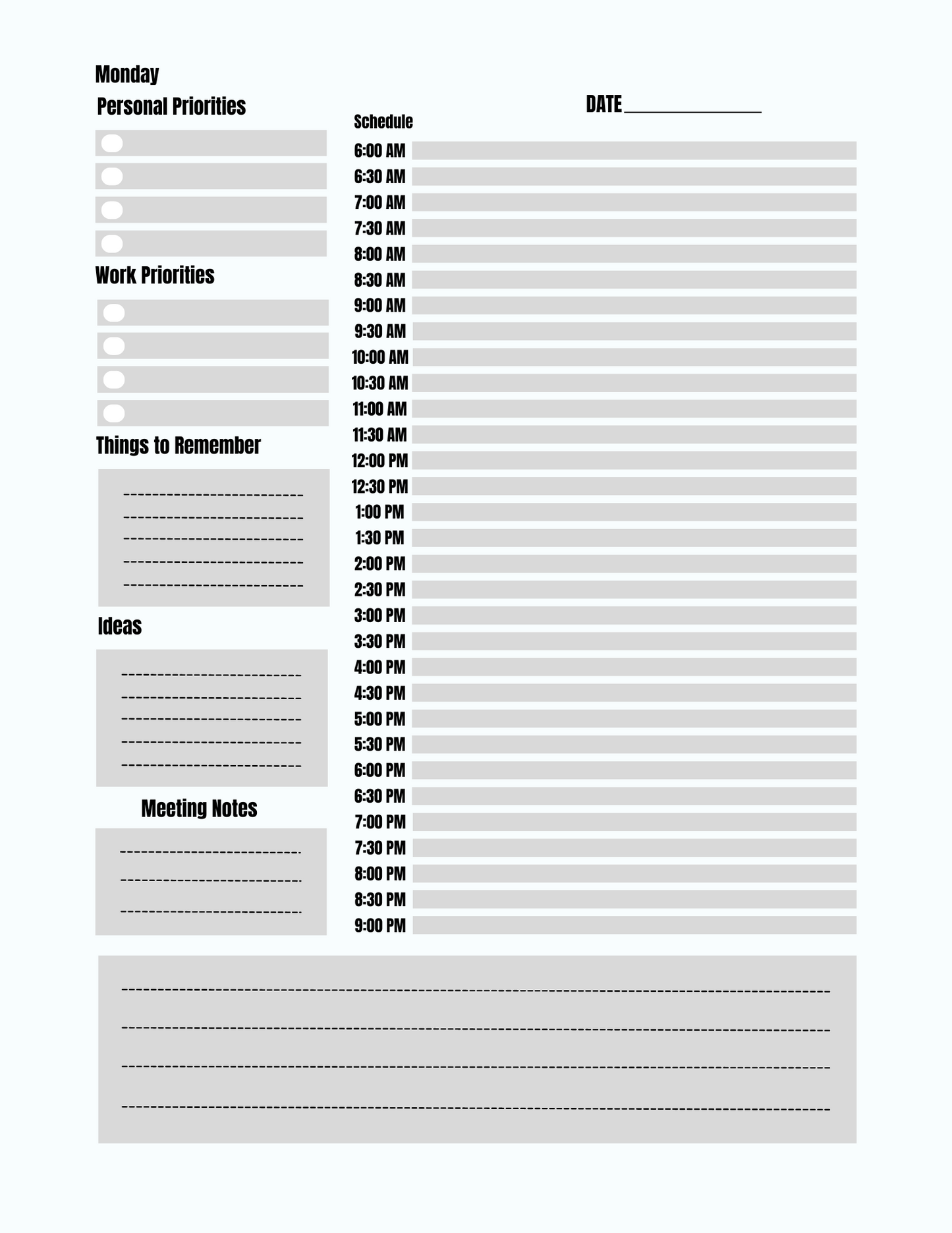 Digital Simple Planner