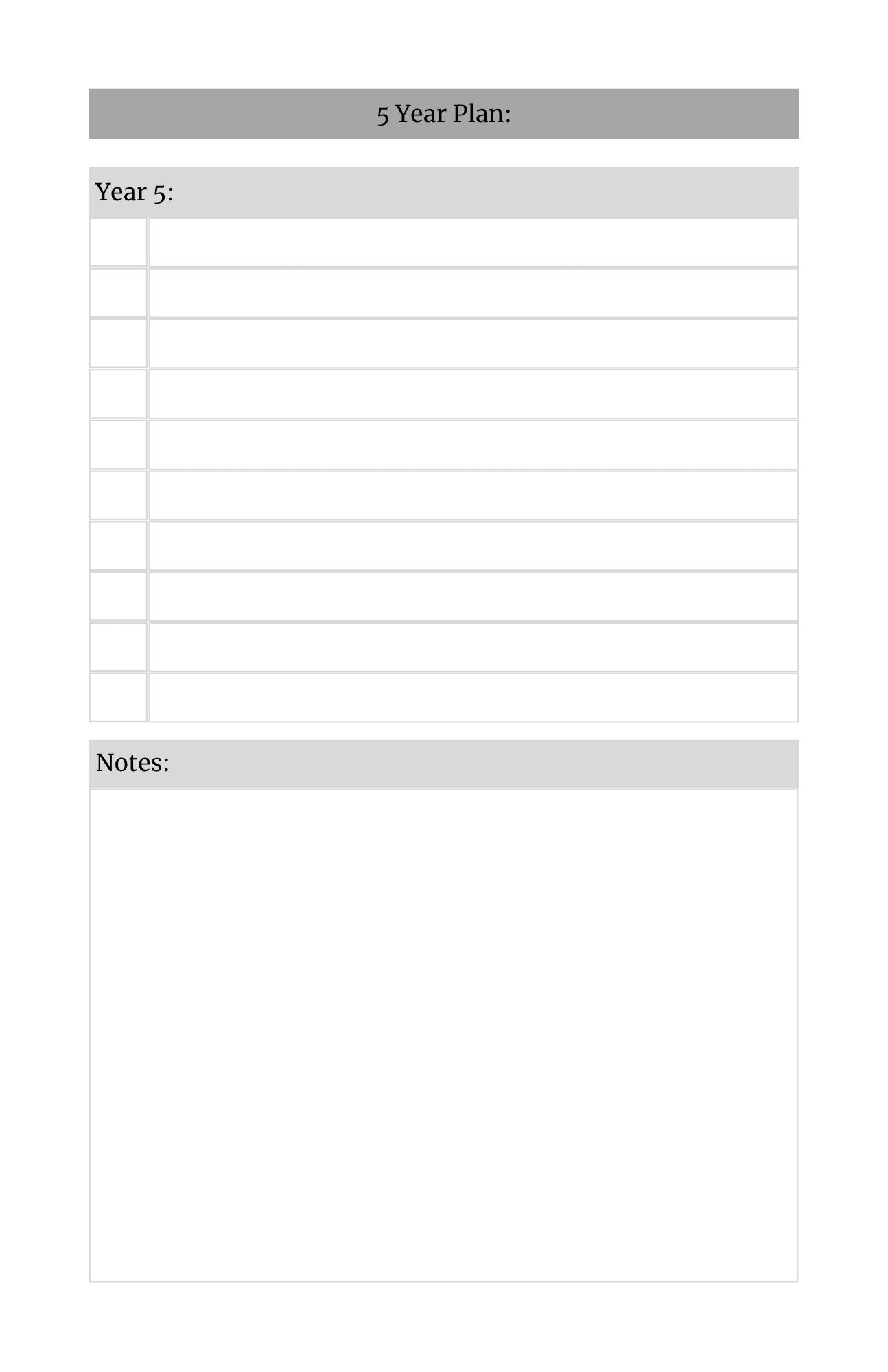 The Hustler- The Entrepreneur Planner