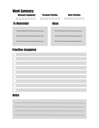 Digital Simple Planner