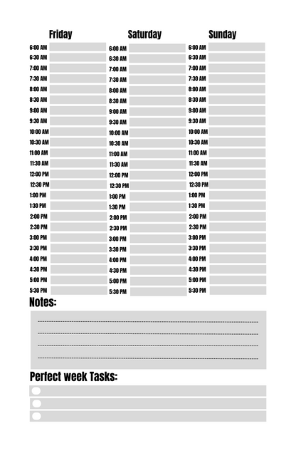 Professional Quarterly Planner