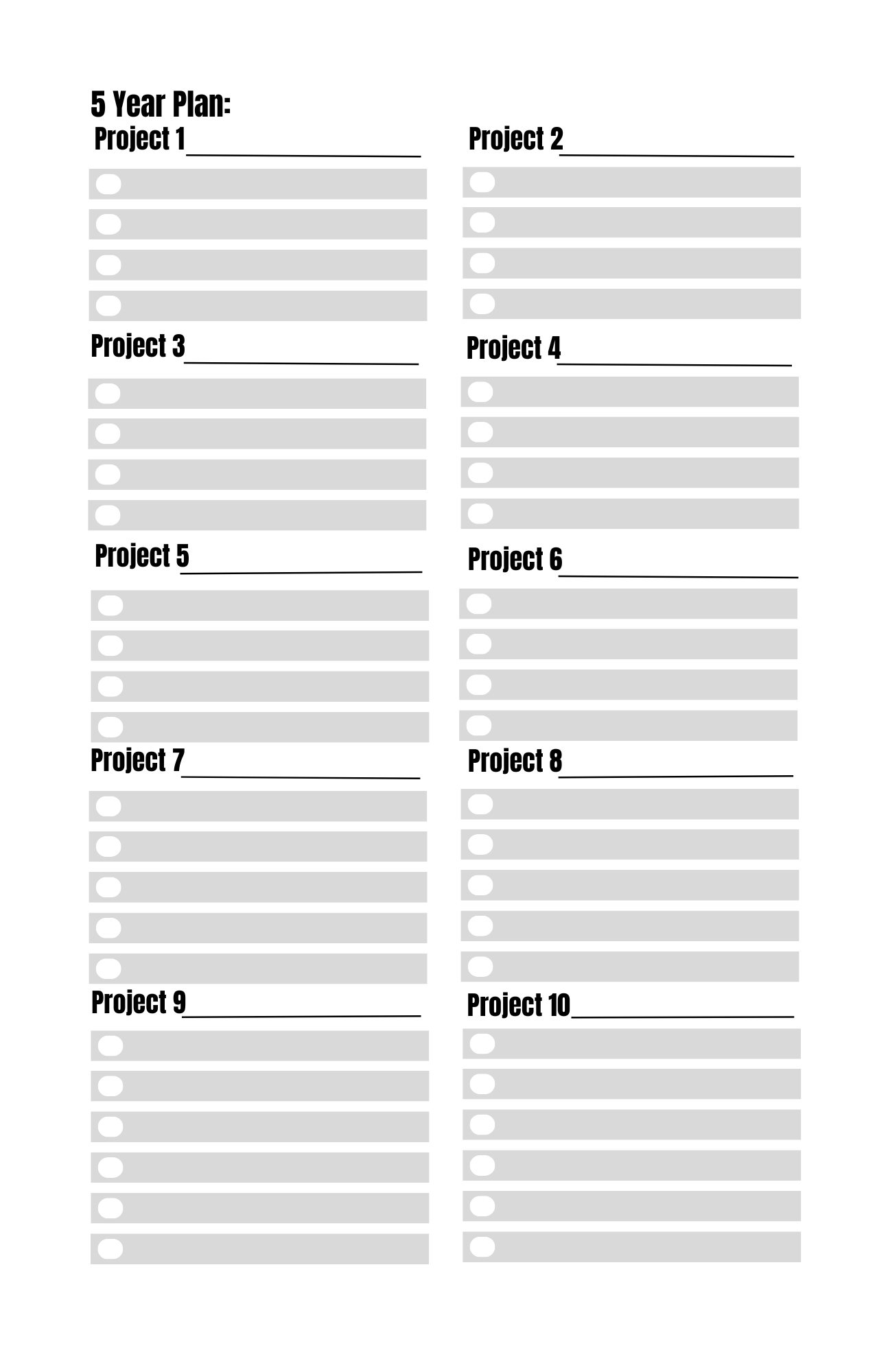 Professional Quarterly Planner