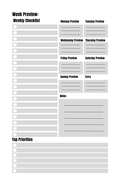 Professional Quarterly Planner