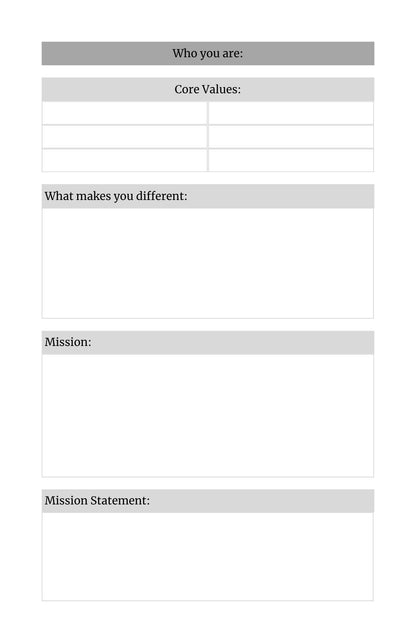 The Hustler- The Entrepreneur Planner