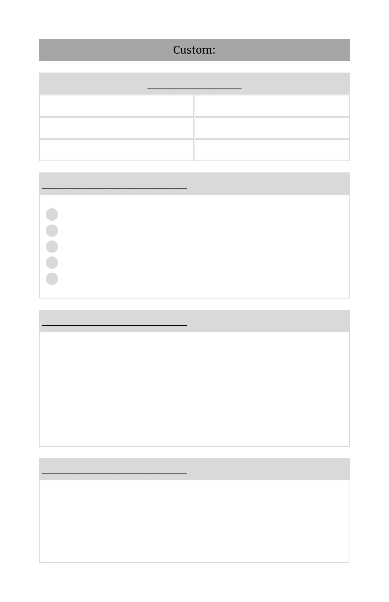 The Hustler- The Entrepreneur Planner