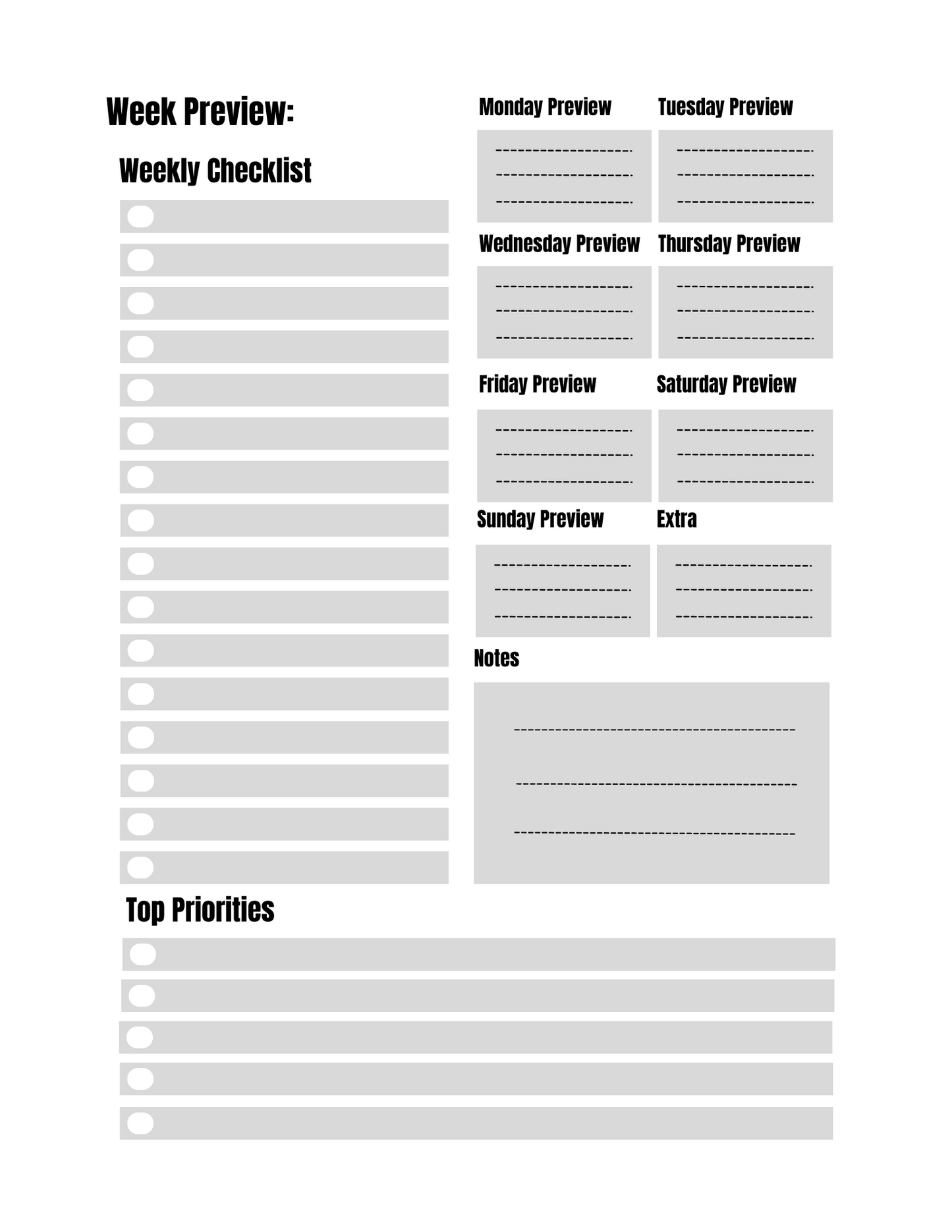 Digital Simple Planner