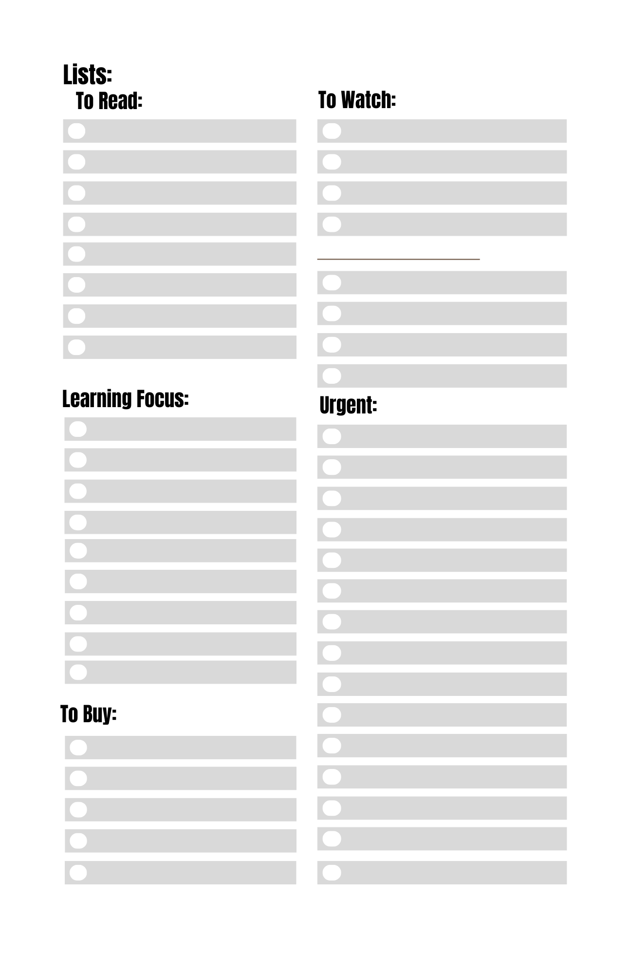 Professional Quarterly Planner